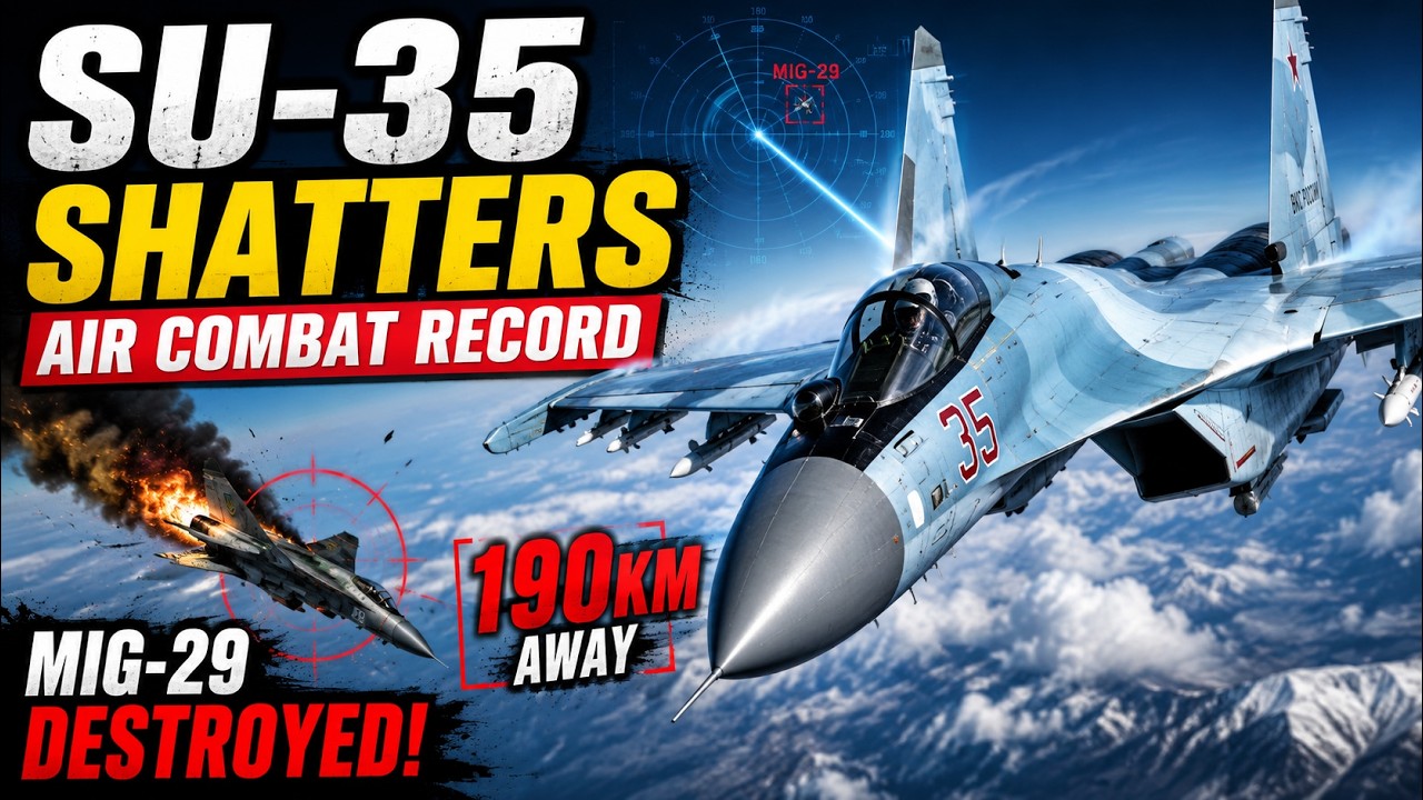 Russian Su-35 Shatters Air Combat Record &ndash; MiG-29 Destroyed from 190km Away