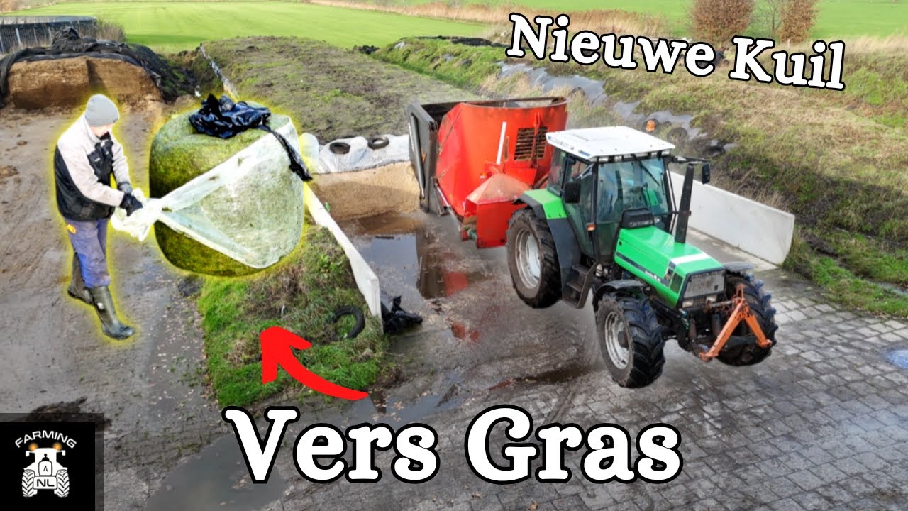 Vers Gras Voeren met nieuwe Mais