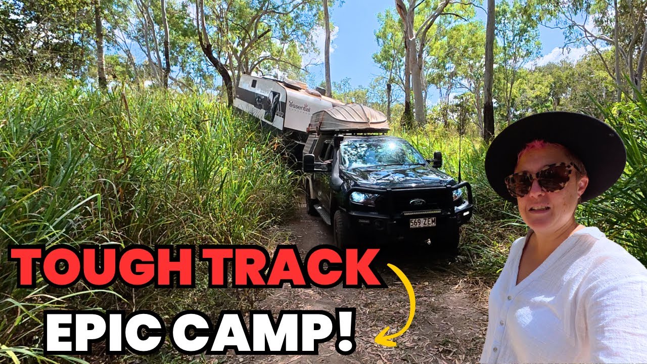 This HIDDEN FNQ camp was worth damaging our caravan!