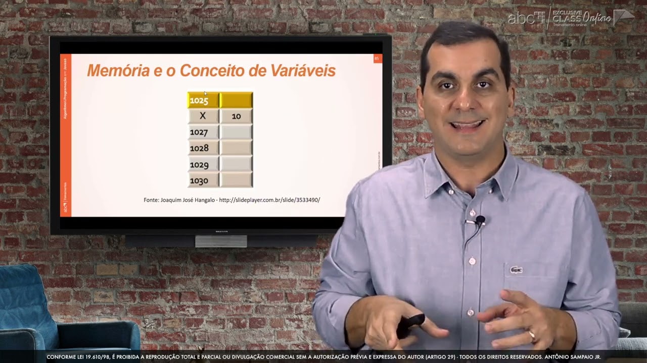 Curso 01: Algoritmos & Programação em JAVA 21 - Unidade 2 - Arquitetura Computacional - I (vídeo 12)