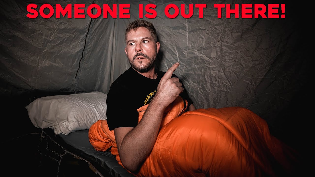 (SOMETHING BAD IS GOING TO HAPPEN!) SCARIEST NIGHT CAMPING ALONE IN HAUNTED MURDERER FOREST