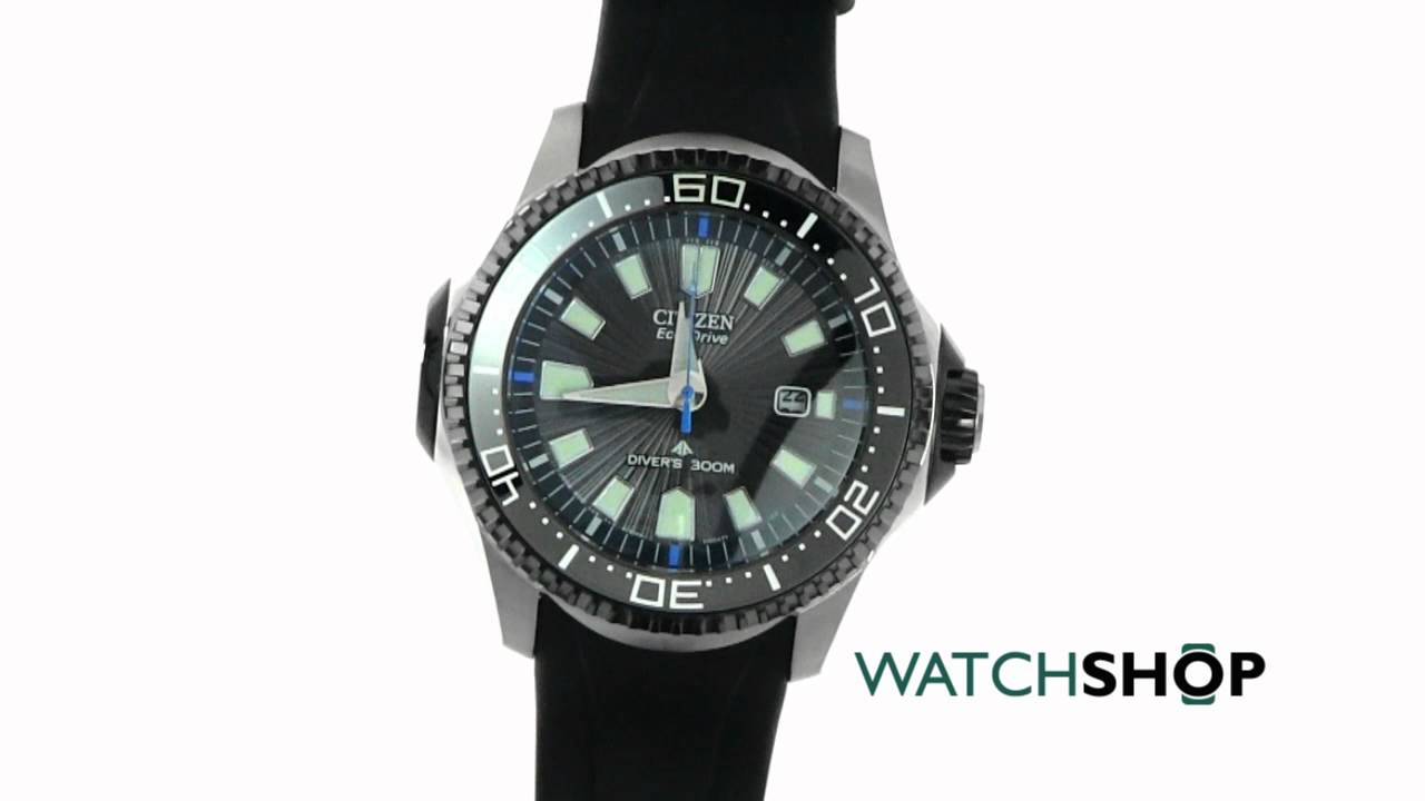 Men's Citizen Promaster Divers Eco-Drive Watch (BN0085-01E)