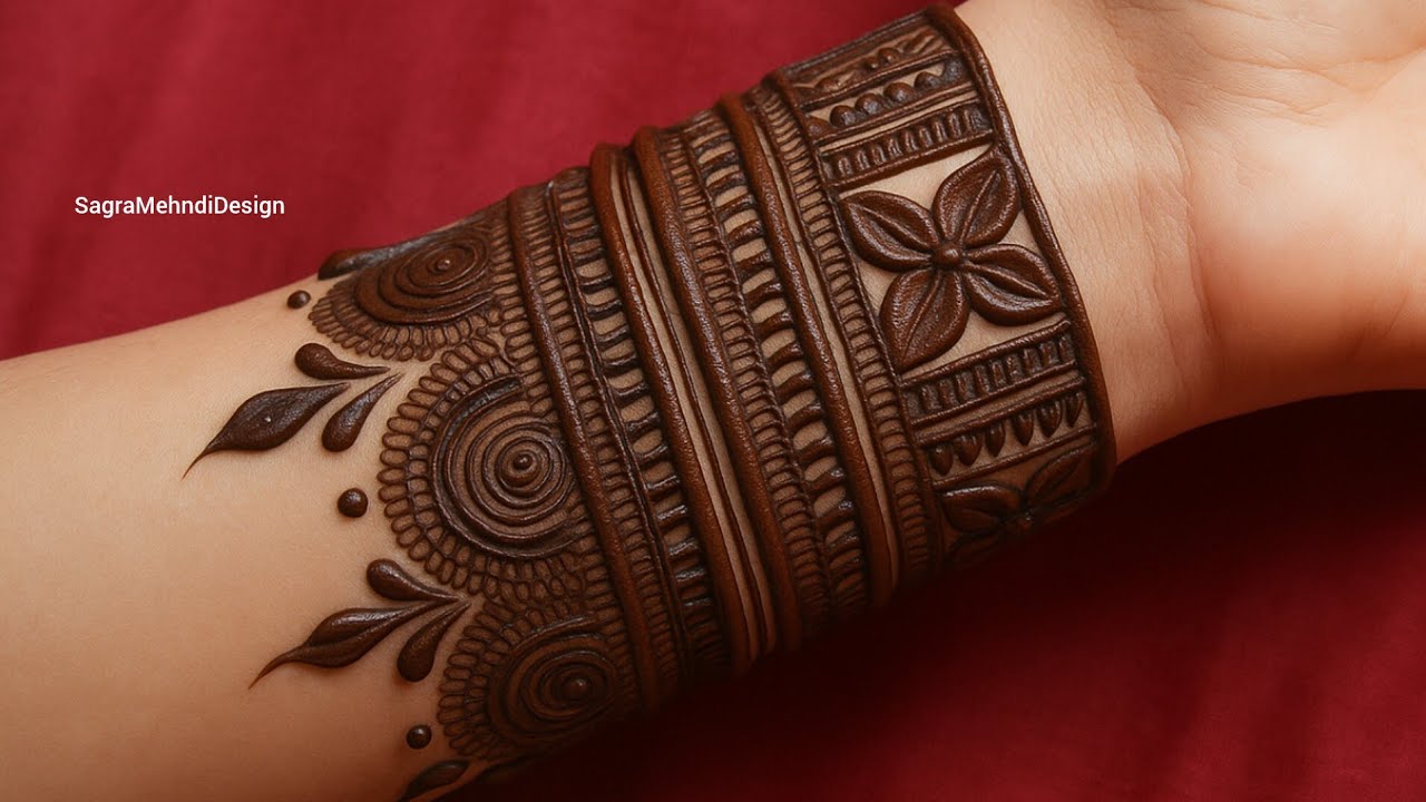 New front  hand mehndi design 2026 || SagraMehndiDisign|| easy front side henna #mehndi #2026 