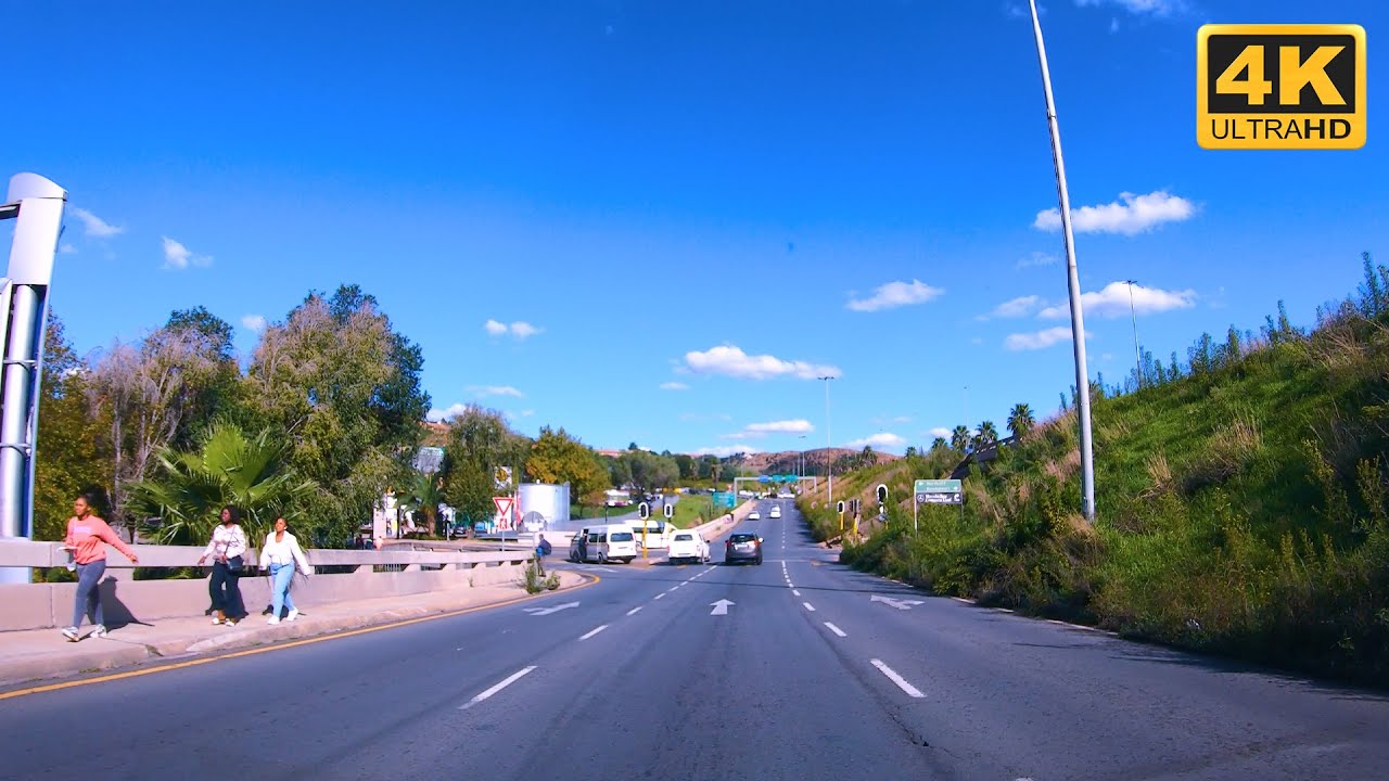 4K Drive | Roodepoort to Sunninghill | City Drive | Road Trip | #DriveWithMe