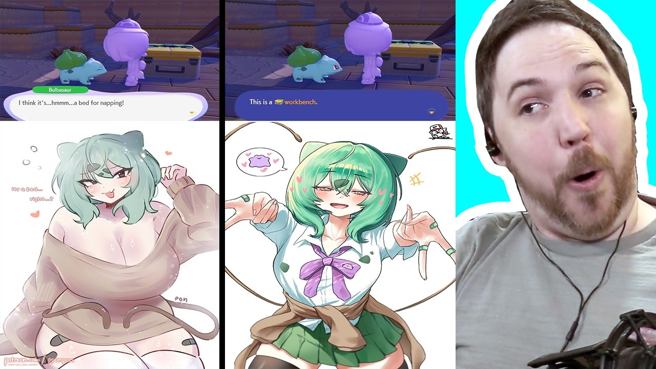 POKEMON FANS ARE LOVING POKOPIA'S GYARU BULBASAUR - Pokemon Memes