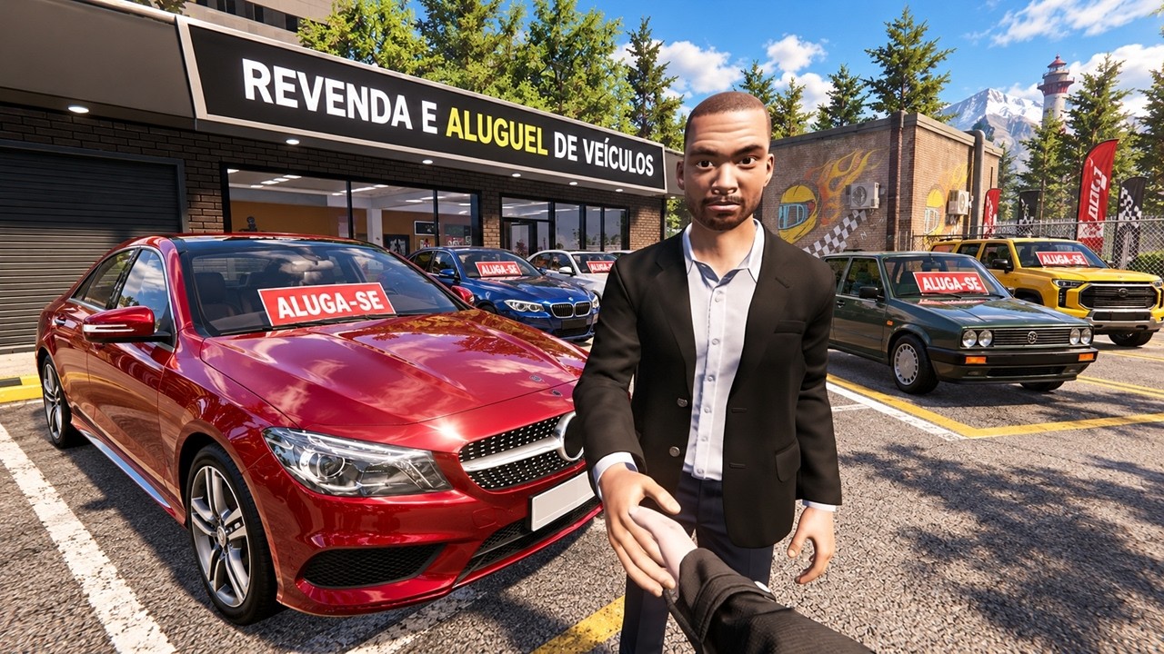 I ALREADY WANT THIS GAME!! | IN THIS NEW SIMULATOR, YOU OWN A CAR DEALERSHIP AND RENTAL SHOP!