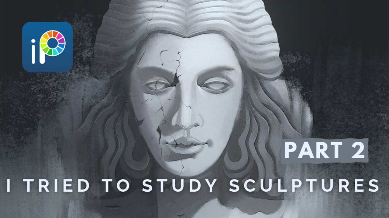 I Tried To Paint Like A Sculpture | PART 2 [ Ibispaint X Time-lapse Process ]