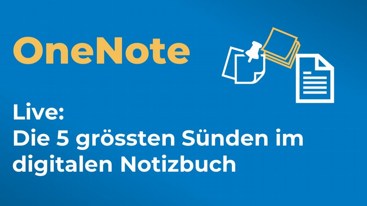 OneNote: Die 5 grössten Sünden im digitalen Notizbuch