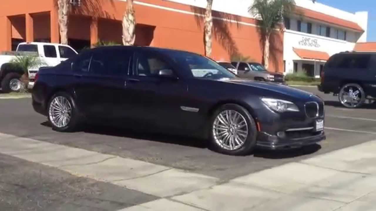 F01 BMW 750i N63tu gets AR Design Downpipes at ModAuto (raw iphone vid)