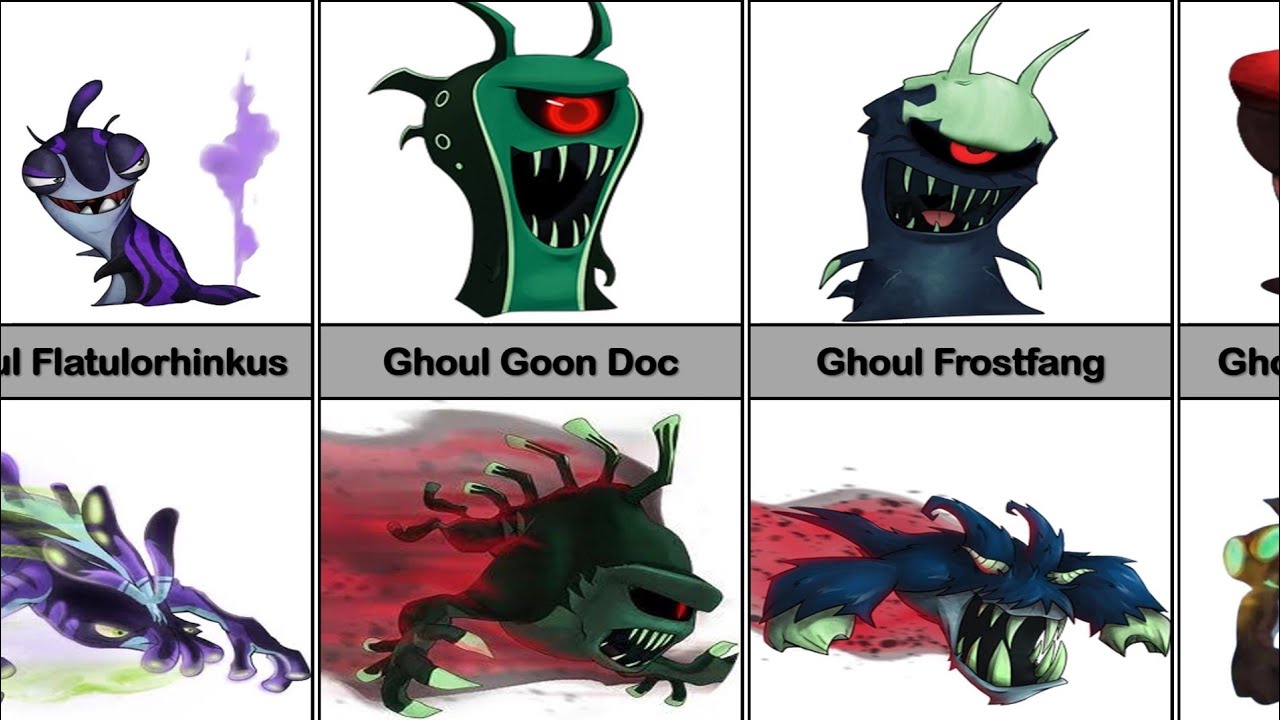 All Ghoul Slugs From Slugterra. (Part 2)