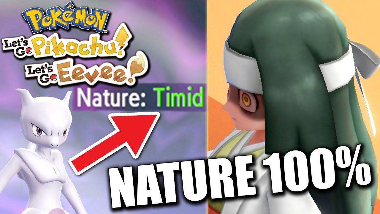 COMMENT CHOISIR LA NATURE DES POKÉMON - POKÉMON LET'S GO PIKACHU & ÉVOLI