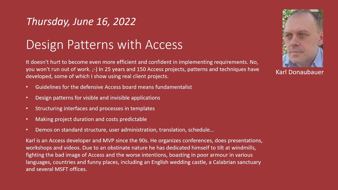 Design Patterns with Access