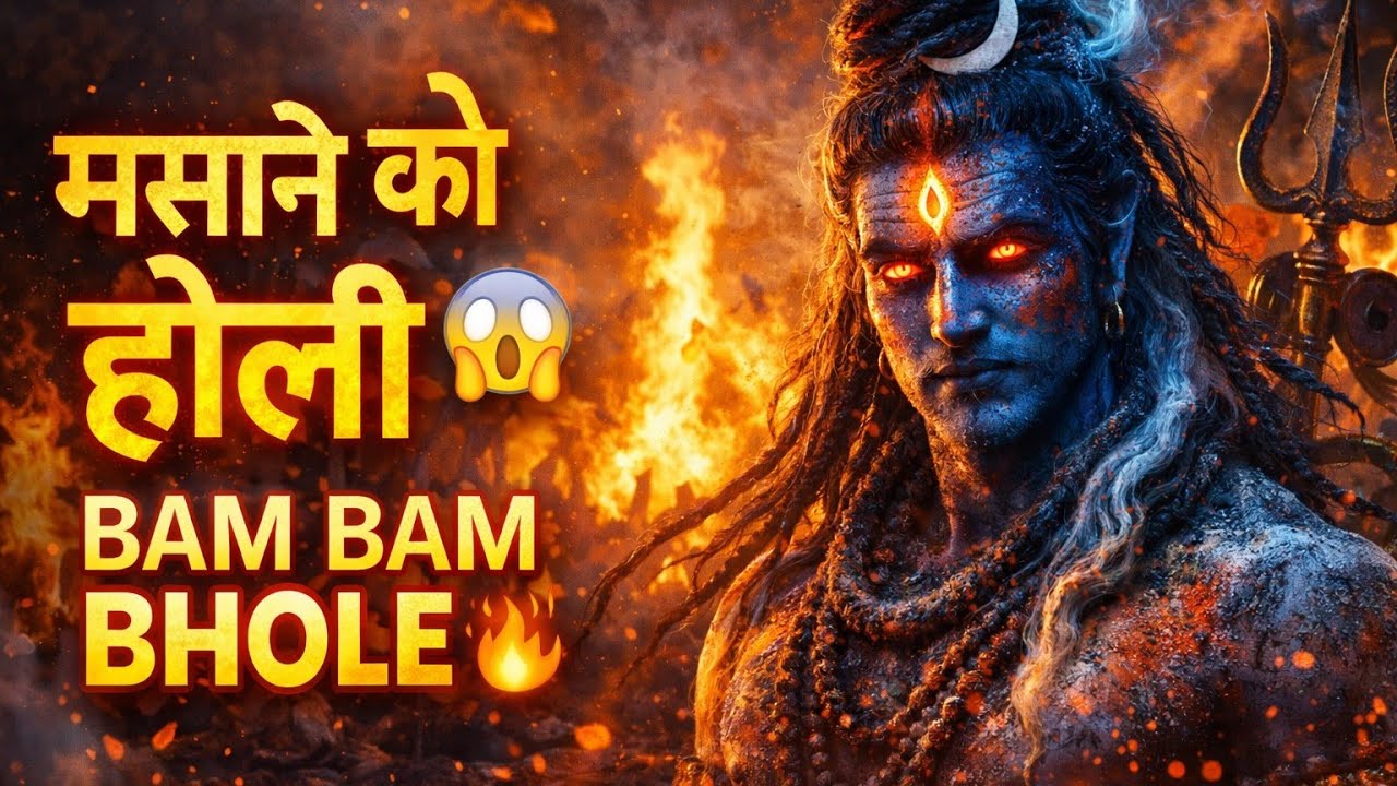 Holi Khele Masane Mein 🔥 Bam Bam Bhole | Kashi Smashan Holi 2026 | Mahadev Bhajan