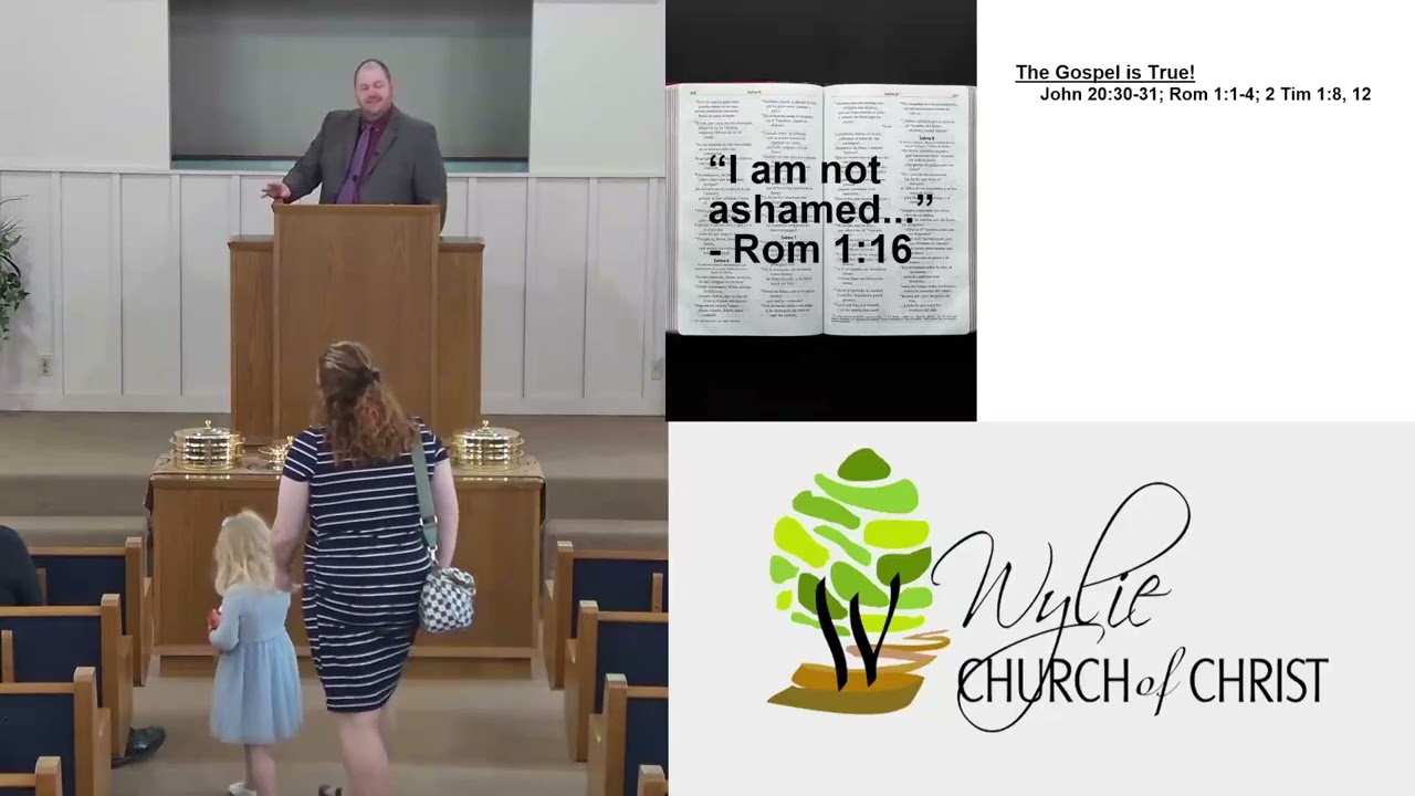 March 1, 2026 - Sunday AM - I Am Not Ashamed Of The Gospel