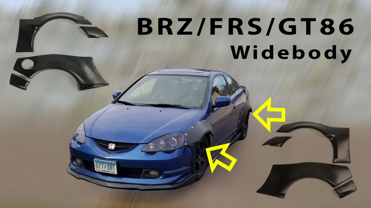 RSX 2023 EP 01 Custom fender flares widebody kit