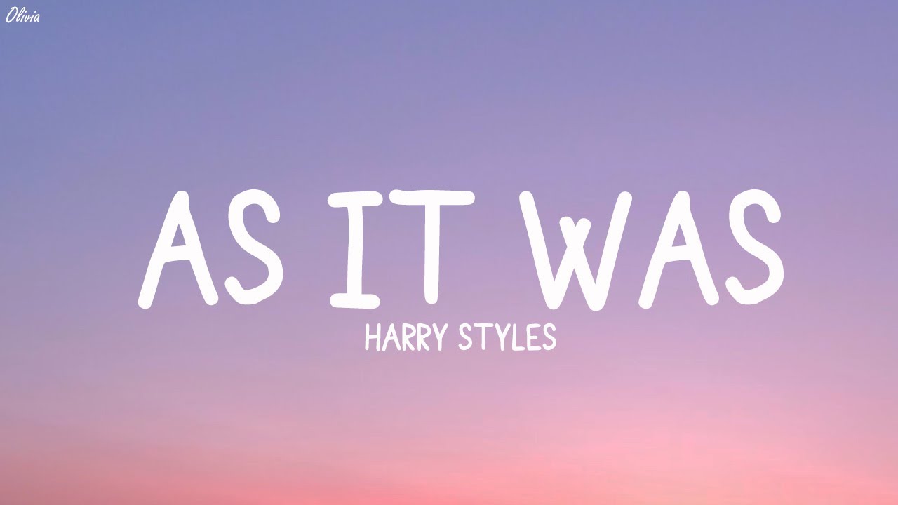 Harry Styles - As It Was (Lyrics) (Loop Video)