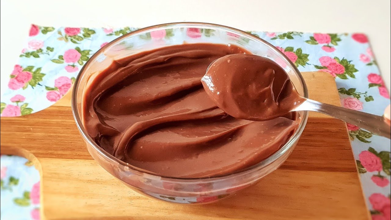CREME DE CONFEITEIRO DE CHOCOLATE FÁCIL. Sem Leite Condensado. Sem Creme de Leite.