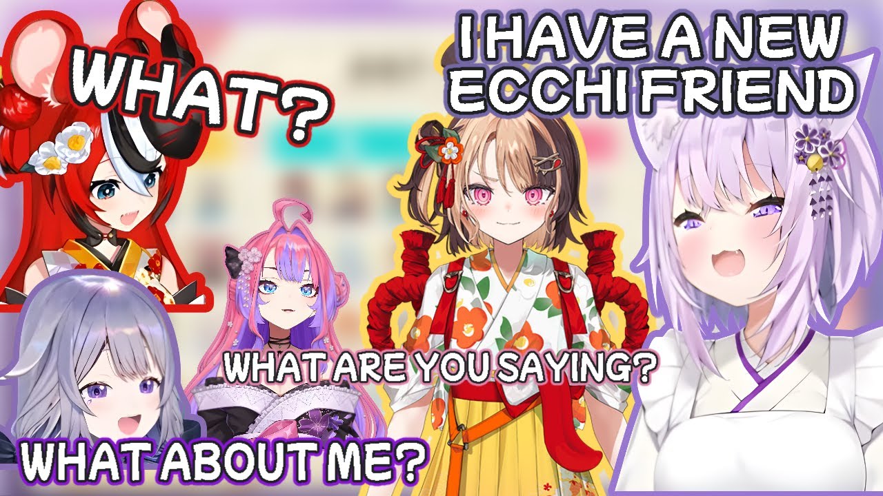 Okayu tells everyone that she has a new ECCHI FRIEND【Hololive】