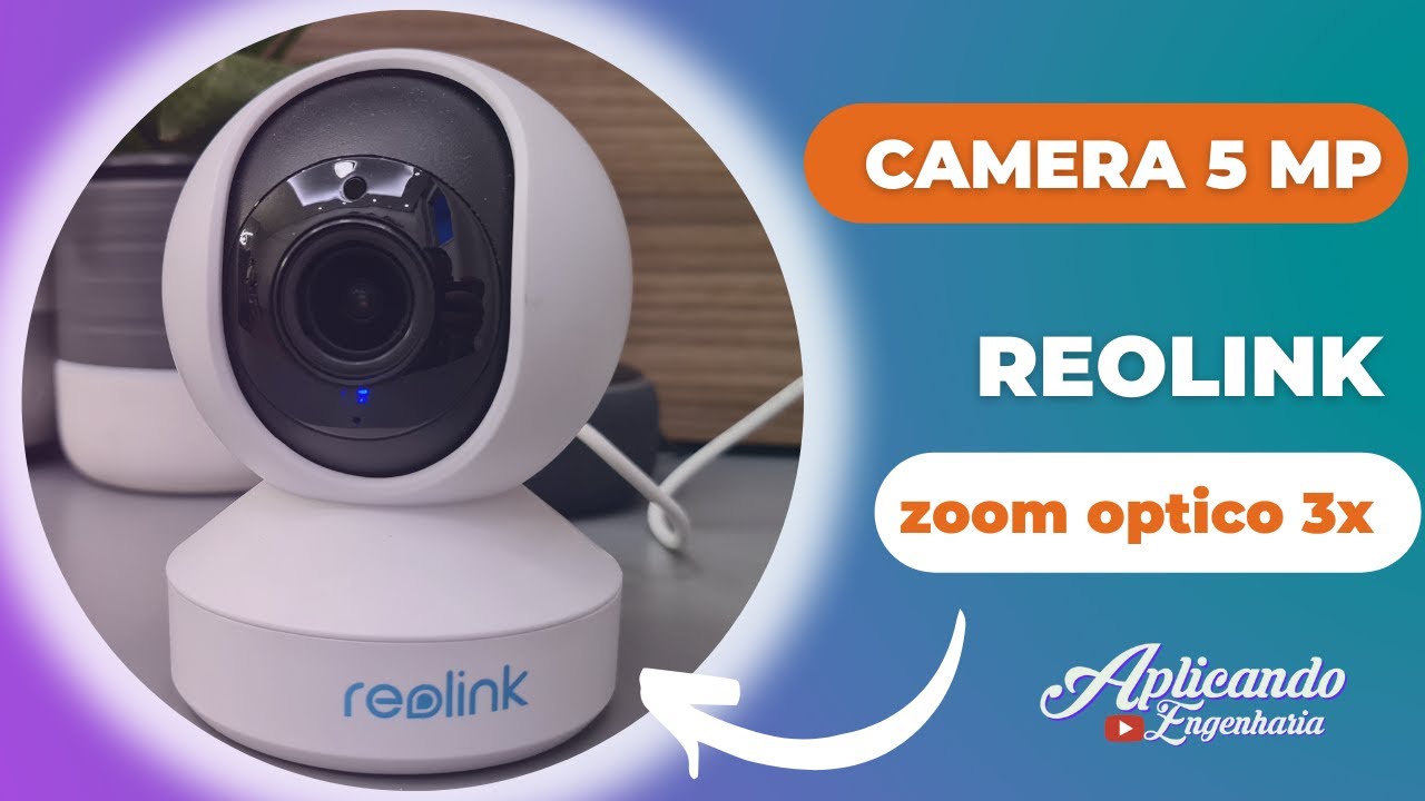 Como instalar e configurar câmera Reolink E1 Zoom - Compatível com Alexa e Google Assistente