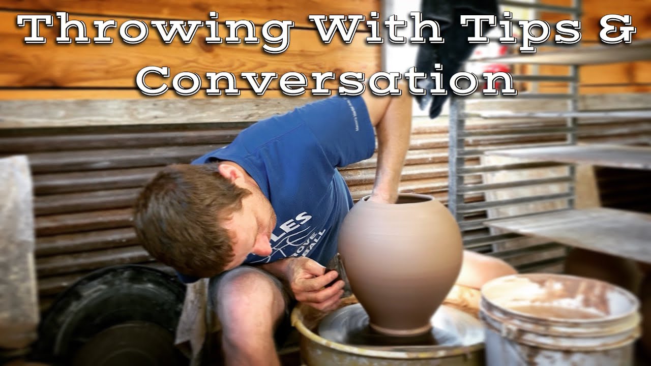 Throwing With Tips & Conversation: part one of two part vases