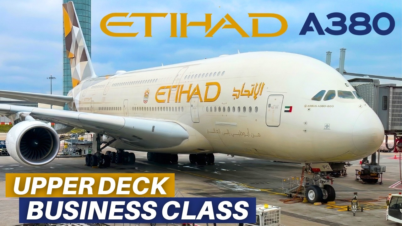ETIHAD AIRWAYS AIRBUS A380 (Business Upper Deck) | Paris - Abu Dhabi | Flight Review