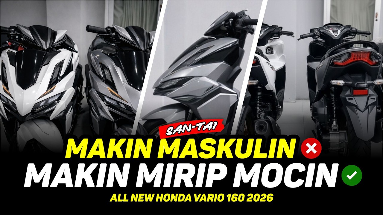All New Honda Vario 160 2026?? Makin Maskulin, Makin kaya Mocin! 🤭