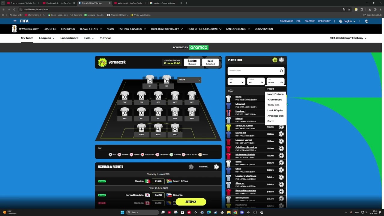 How to Play FIFA World Cup 2026 Official Fantasy Game?