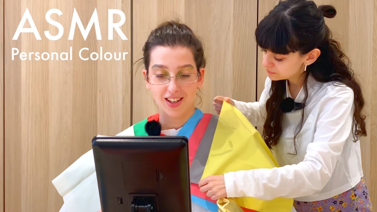 ASMR Personal Colour Analysis with Natasha (Unintentional ASMR, Real person ASMR)