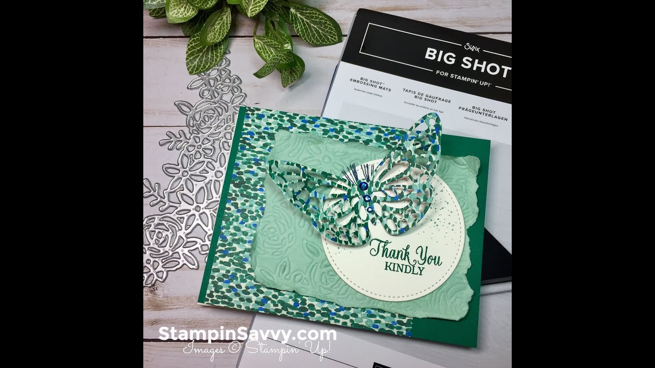 How To Emboss With Dies & the Big Shot Embossing Mat