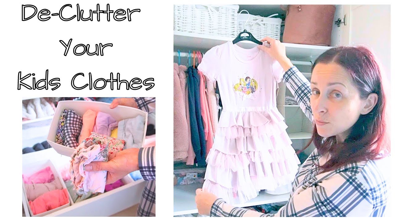 Declutter Kids Clothes With Me | Minimalist Kids Wardrobe