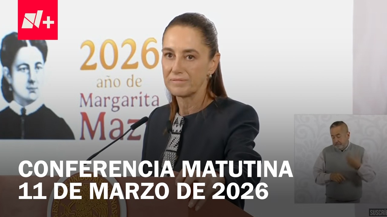 Conferencia de Claudia Sheinbaum hoy miércoles 11 de marzo de 2026 | EN VIVO