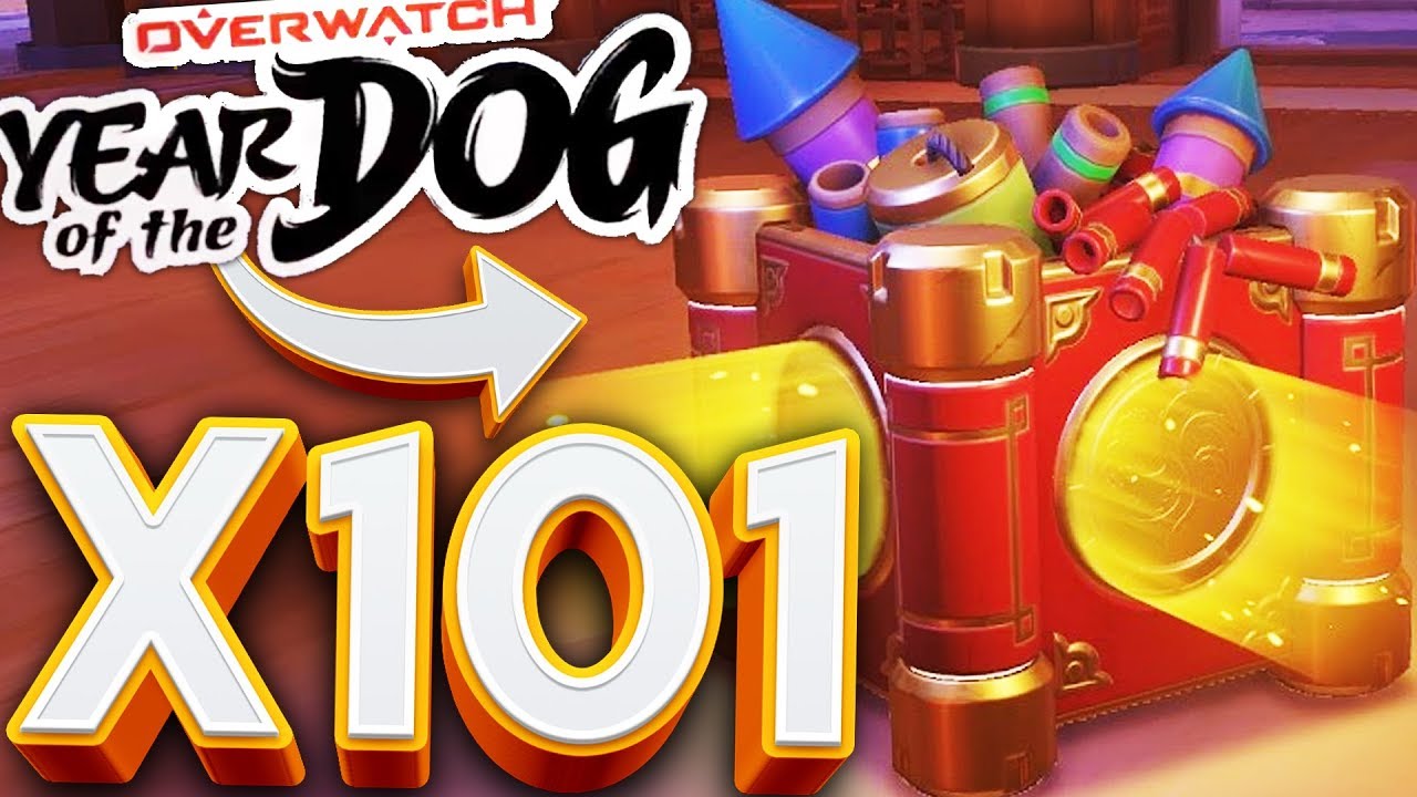OVERWATCH YEAR OF THE DOG 101X LOOT BOX OPENING!? l OVERWATCH LOOT BOX OPENING!!