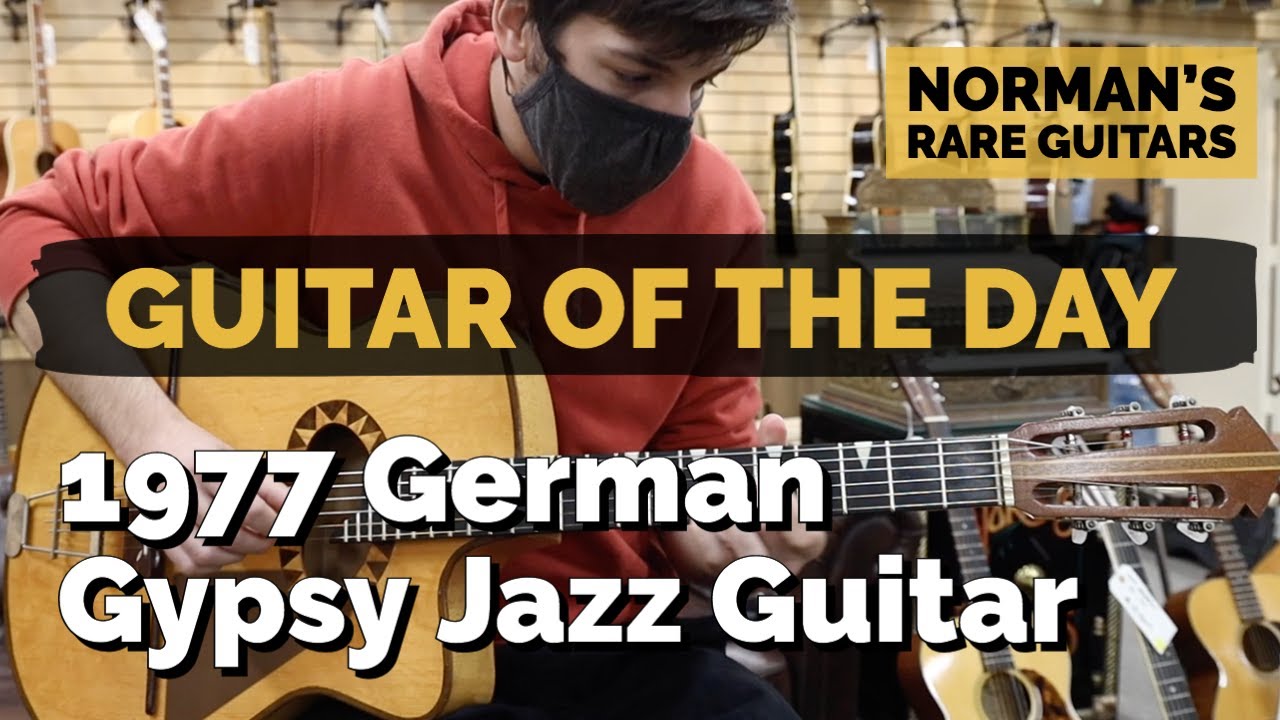 Guitar of the Day: 1977 German Gypsy Jazz Guitar | Norman's Rare Guitars