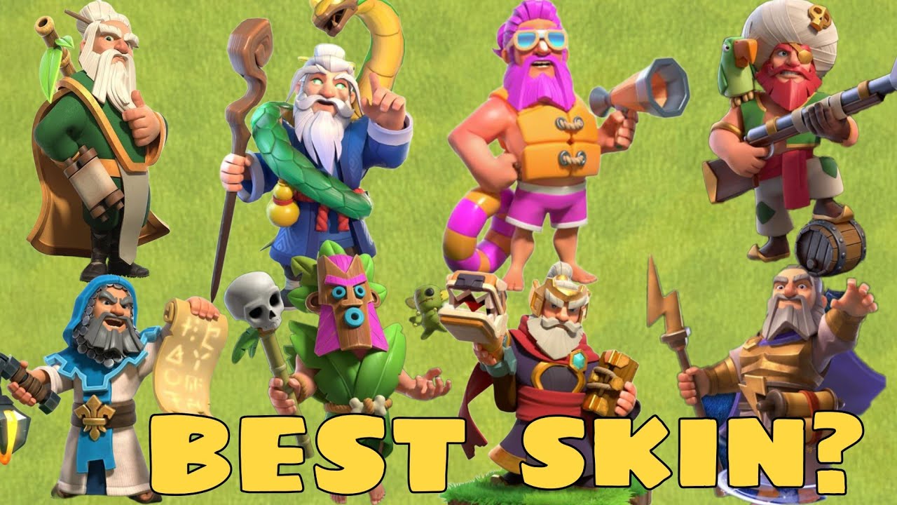 2025 Ranking  Every Grand Warden  Gold Pass Skin | Clash of clans