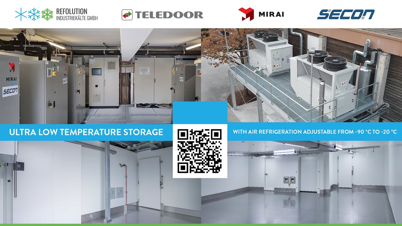 Recipharm - Ultra low temperature storage by Teledoor & Refolution & Mirai Intex & Secon