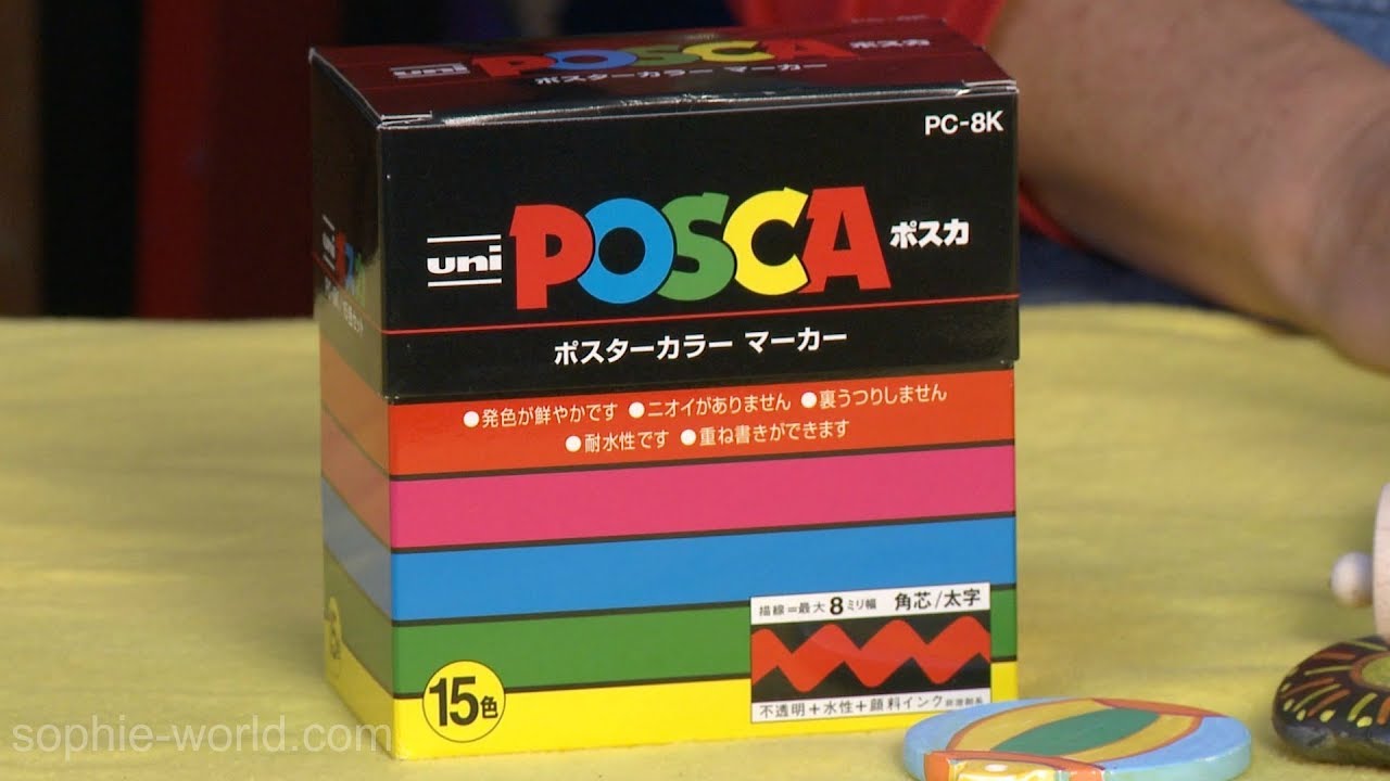 Uni Posca Paint Pens - Try It? or Don't Buy It? | Sophie's World