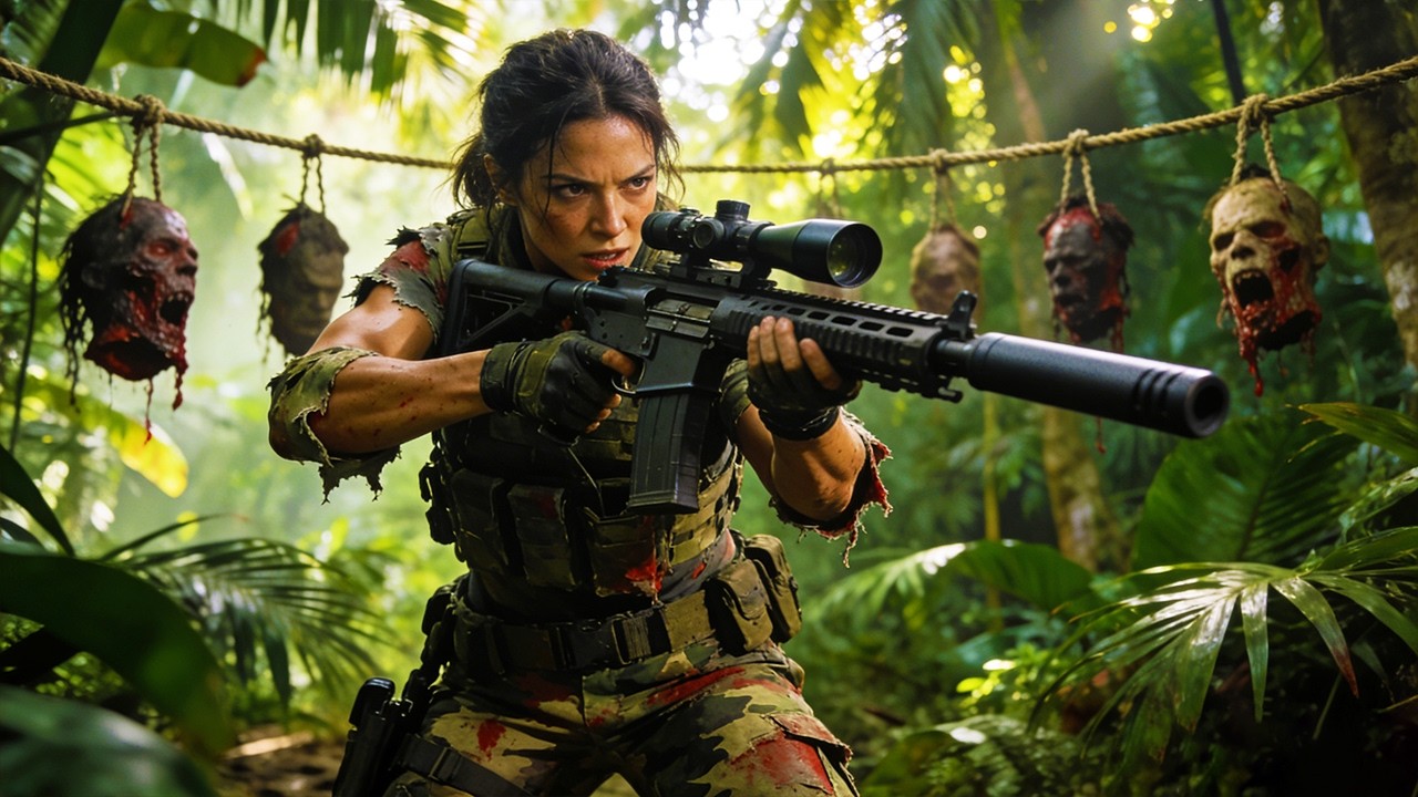 Mercenary Angers Chinese Soldiers &mdash; Blade Clash Ends in Capture! Forbidden Zone! #ActionMovie