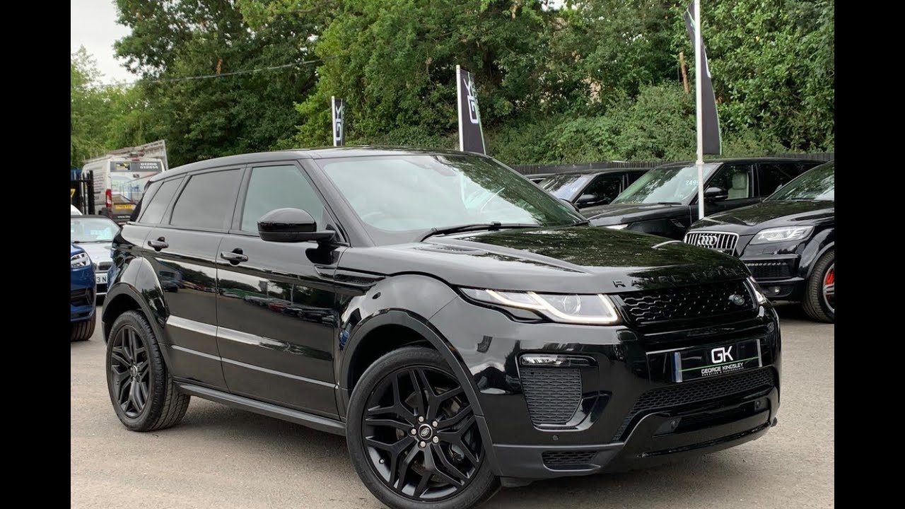 2017 Range Rover Evoque HSE Dynamic  in Black for sale at George Kingsley Prestige & Performance