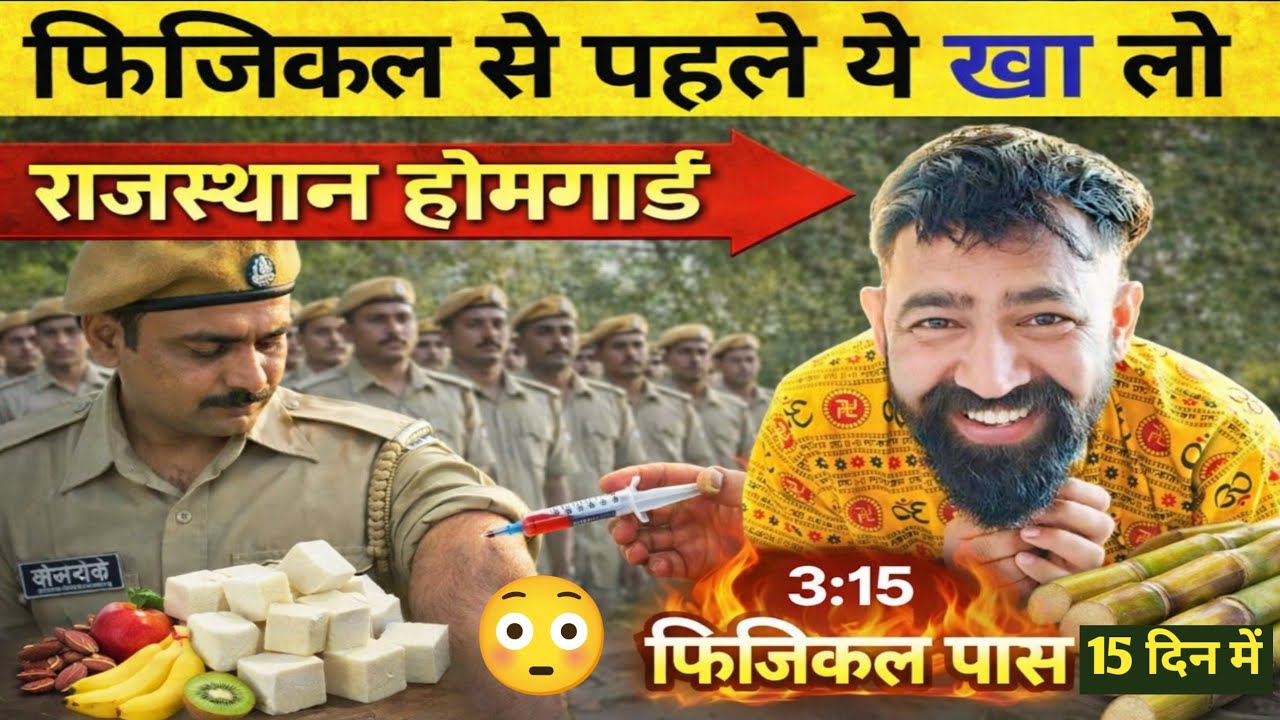 Rajasthan Home Guard 2025 | 18 दिन में Physical कैसे Clear करे? | #आ_गई_फिजिकल_तारीख #physical date