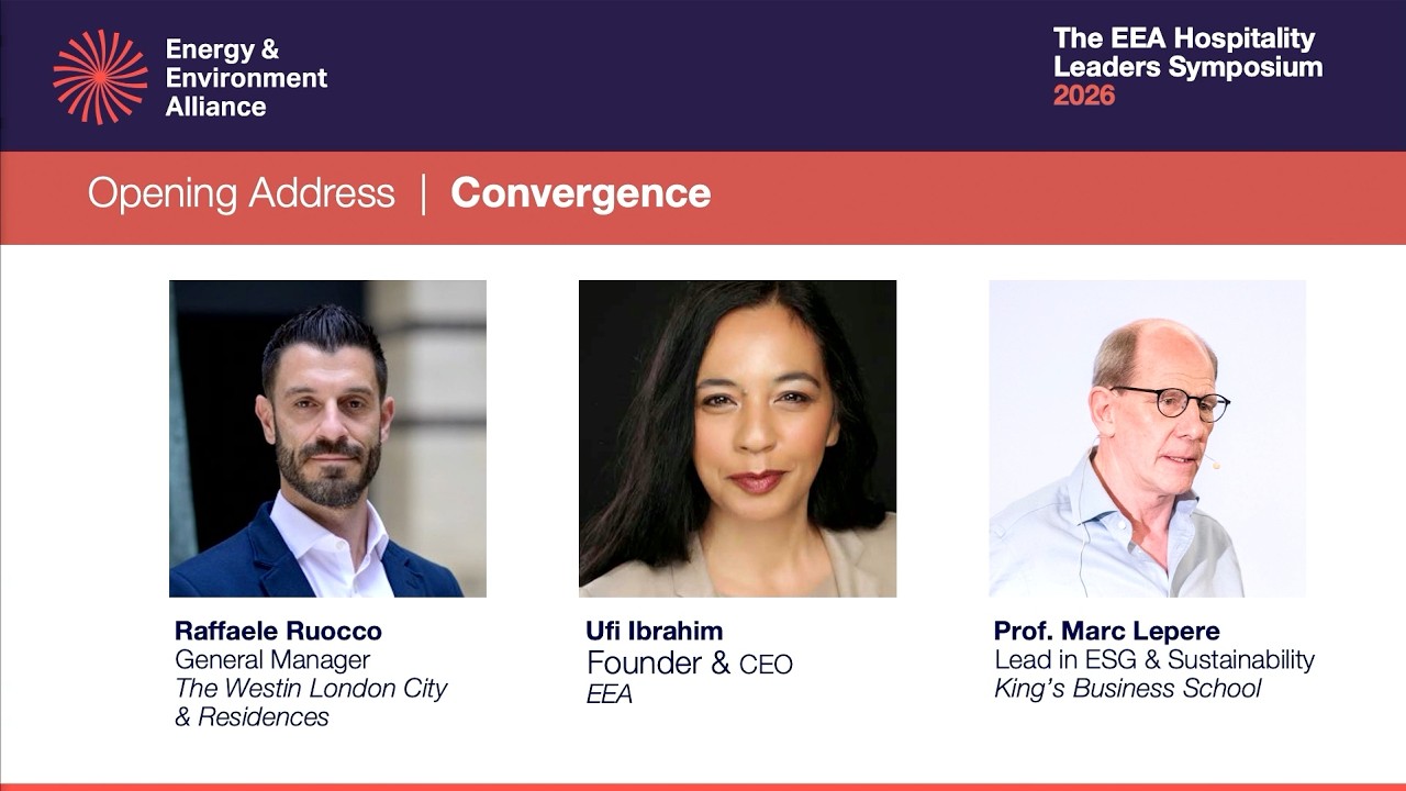 The EEA Hospitality Leaders Symposium 2026 - Opening Address – Convergence