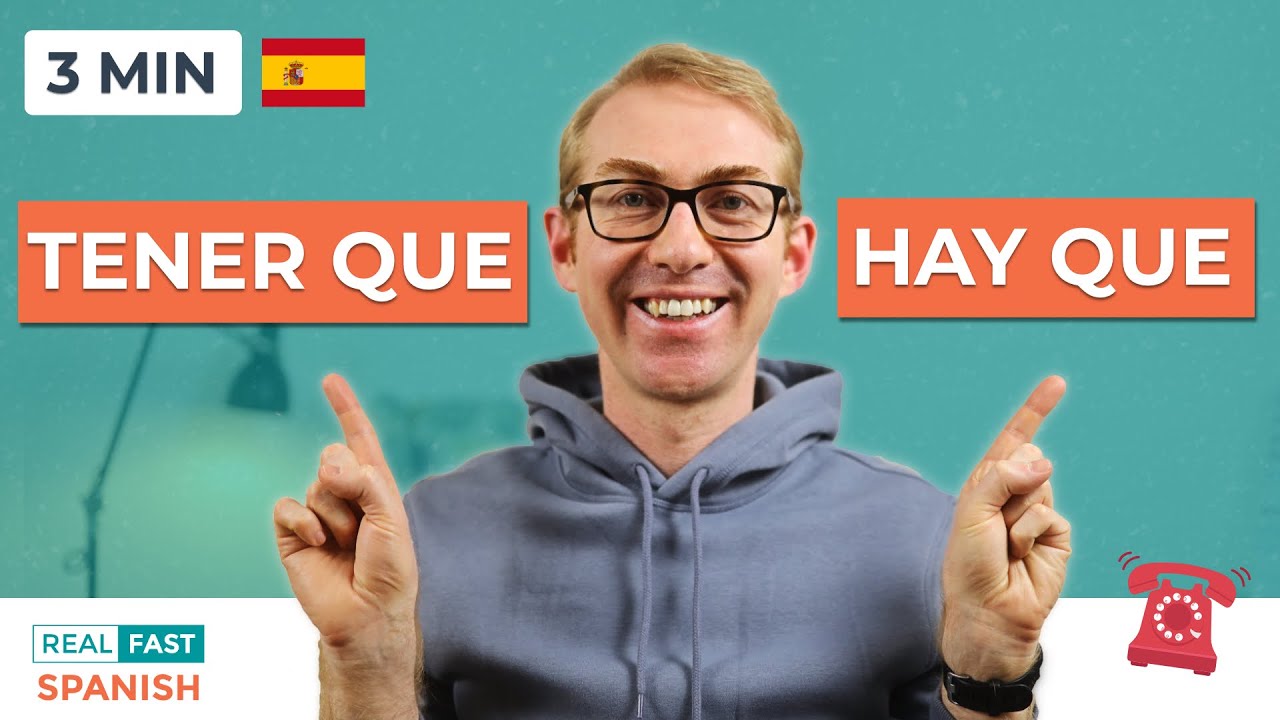 Выучите испанский за 3 минуты: Tener que vs Hay que