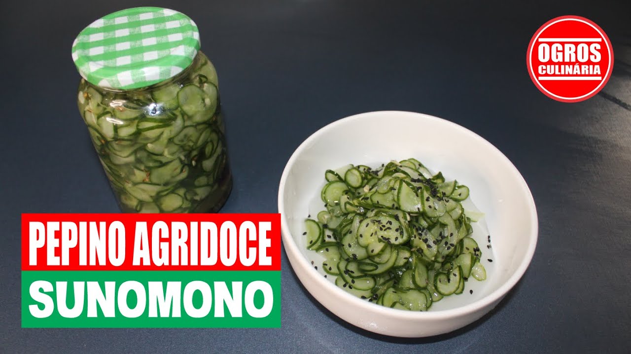 Pepino Agridoce (Sunomono) - Qual tipo de Vinagre Usar?