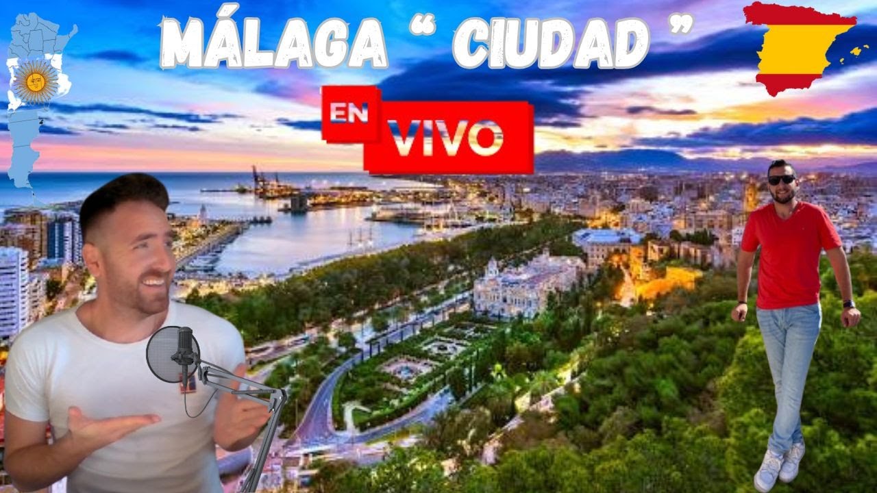 🔴 EN VIVO desde MÁLAGA ( Ciudad ) 🇪🇸 #vivo #directo #podcast #málaga #españa