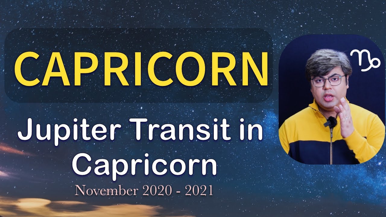 Capricorn Ascendant || Jupiter Transit in Capricorn || November 2020 || Analysis by Punneit