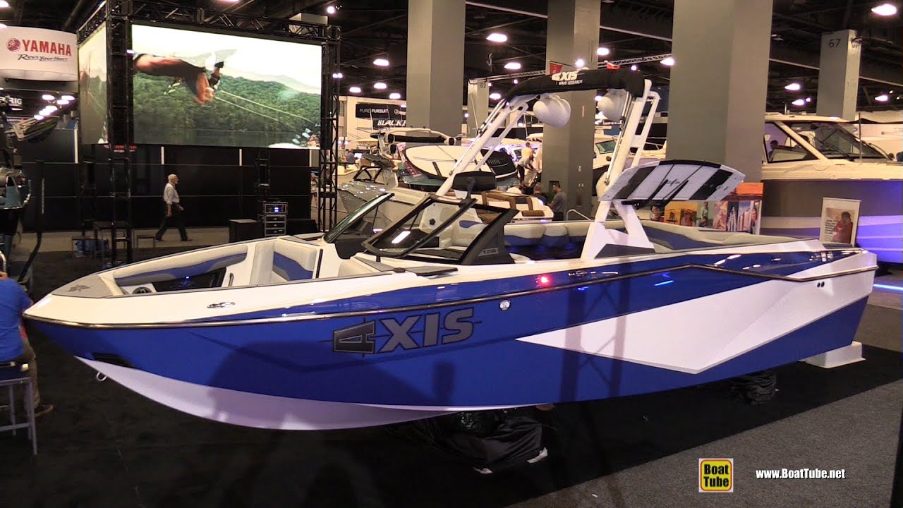 2022 Axis T250 Water Sport Boat - Walk Through Tour - 2022 Miami Boat Show