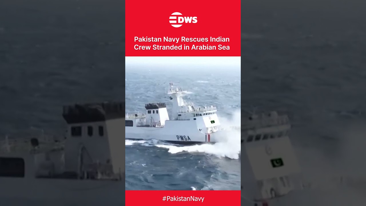 HUMANITY FIRST: Pakistan Navy Rescues Stranded Indian Vessel in the Arabian Sea | DWS News | AC1C