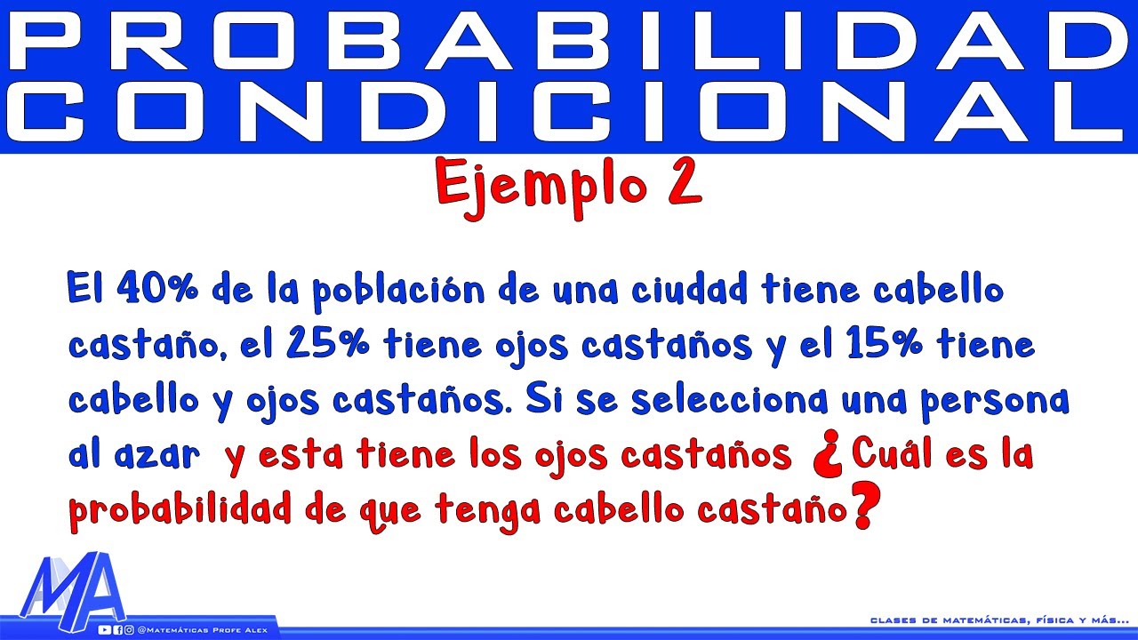 Probabilidad Condicional | Ejemplo 2