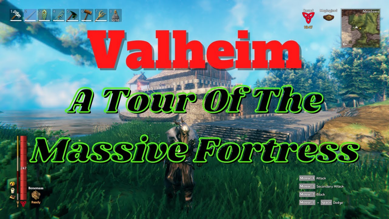 Valheim Reaver Clan Massive Fortress tour