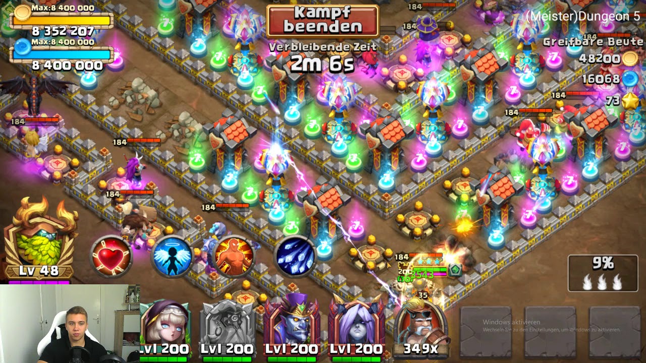 MAXED OUT OKKULTIST IM TEST! CASTLE CLASH