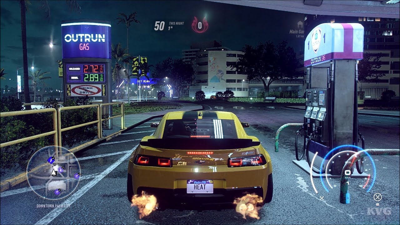 Need for Speed Heat - 1239 BHP Chevrolet Camaro Z28 2014 - Police Chase & Free Roam Gameplay HD